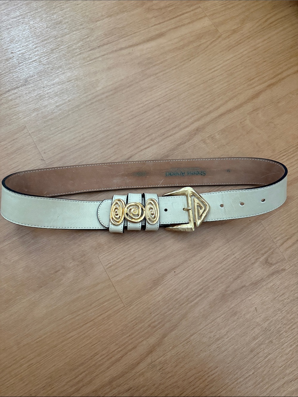 Streets Ahead belt gold tone hardware